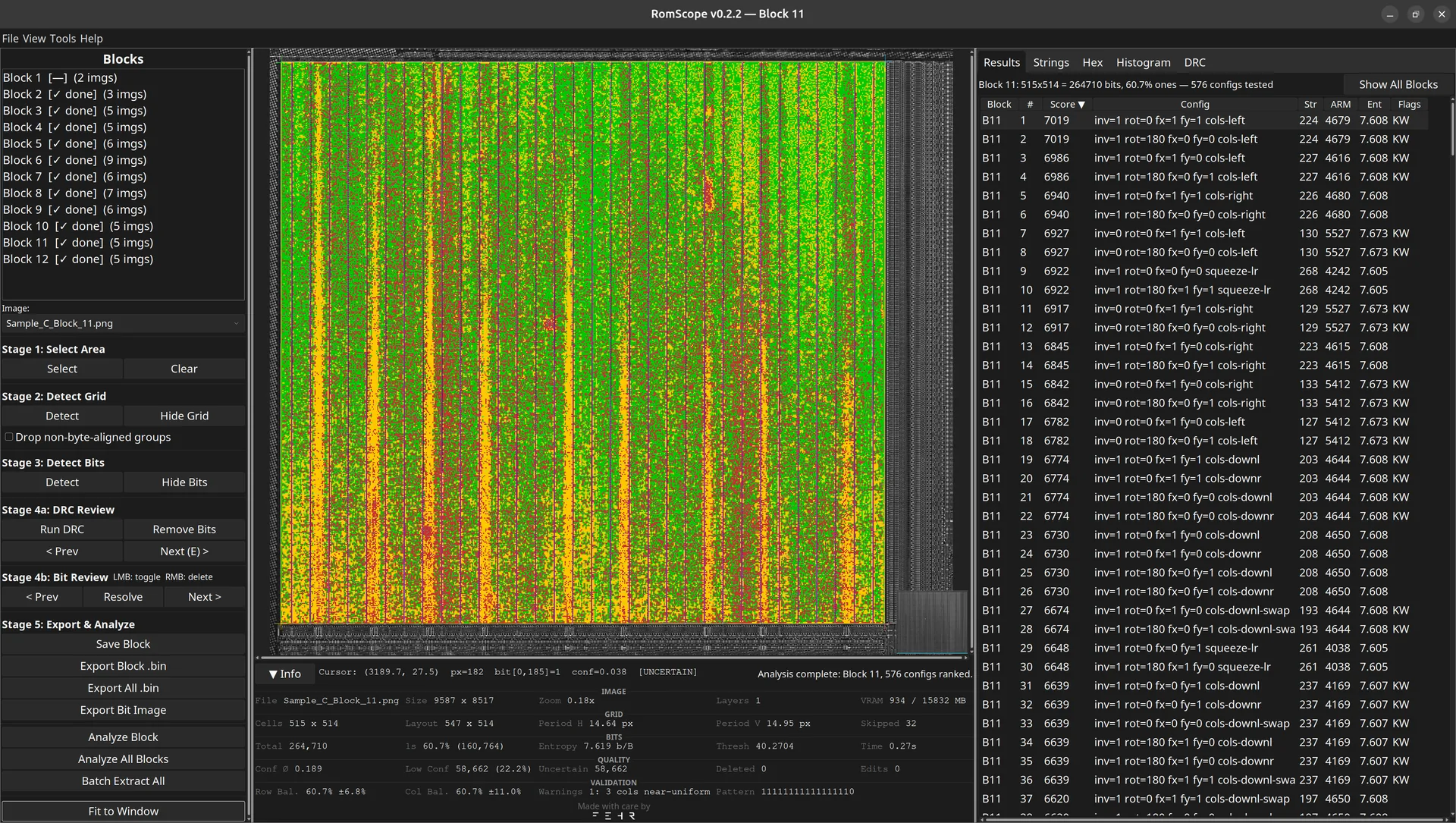 RomScope — GPU-accelerated ROM bit extraction from SEM die images